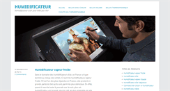 Desktop Screenshot of humidificateur.com