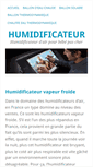 Mobile Screenshot of humidificateur.com